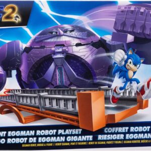 SONIC 2 GIANT EGGMAN ROBOT PLAYSET
